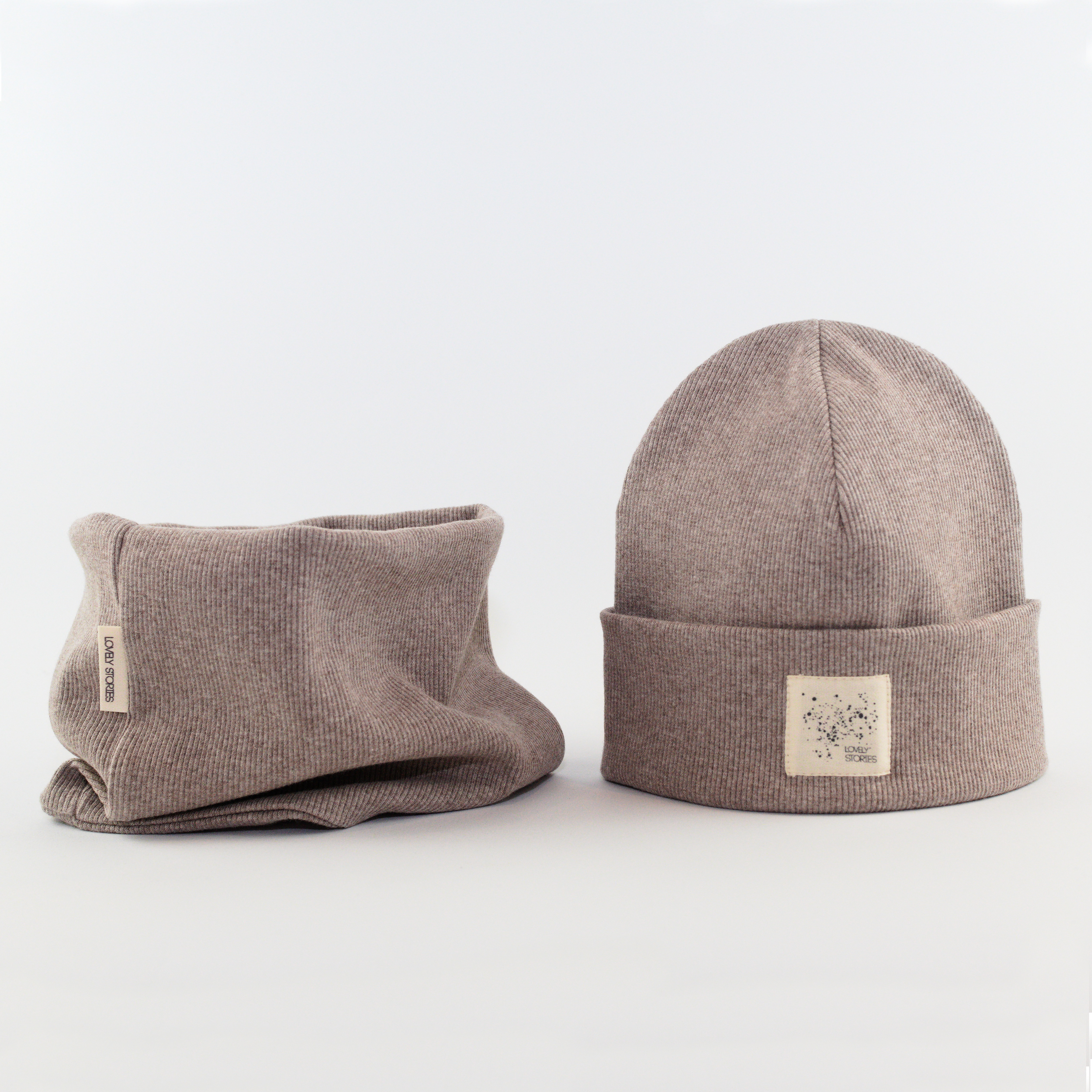 RIB Beanie MOUNTAIN / taupe