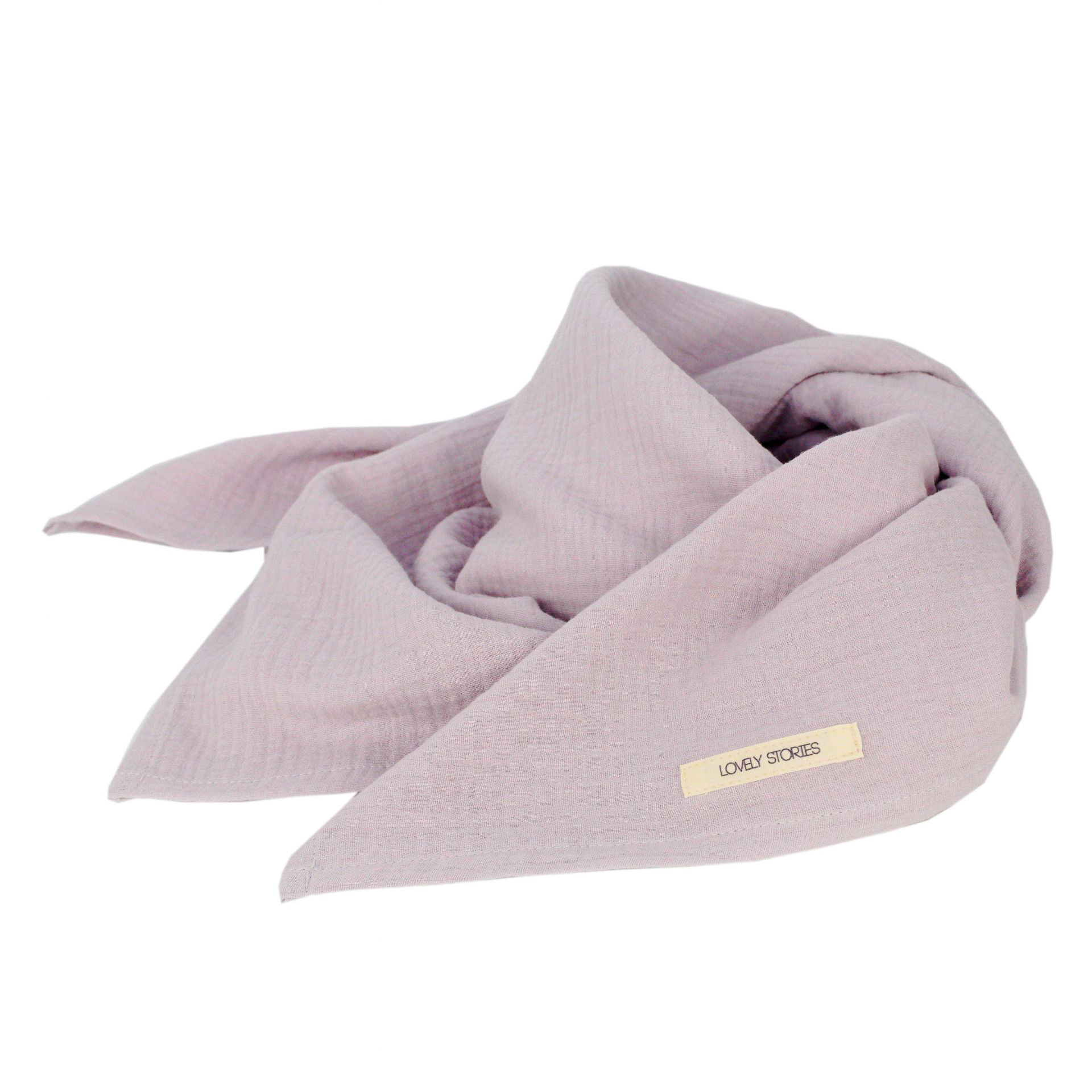 Musselintuch / lavender
