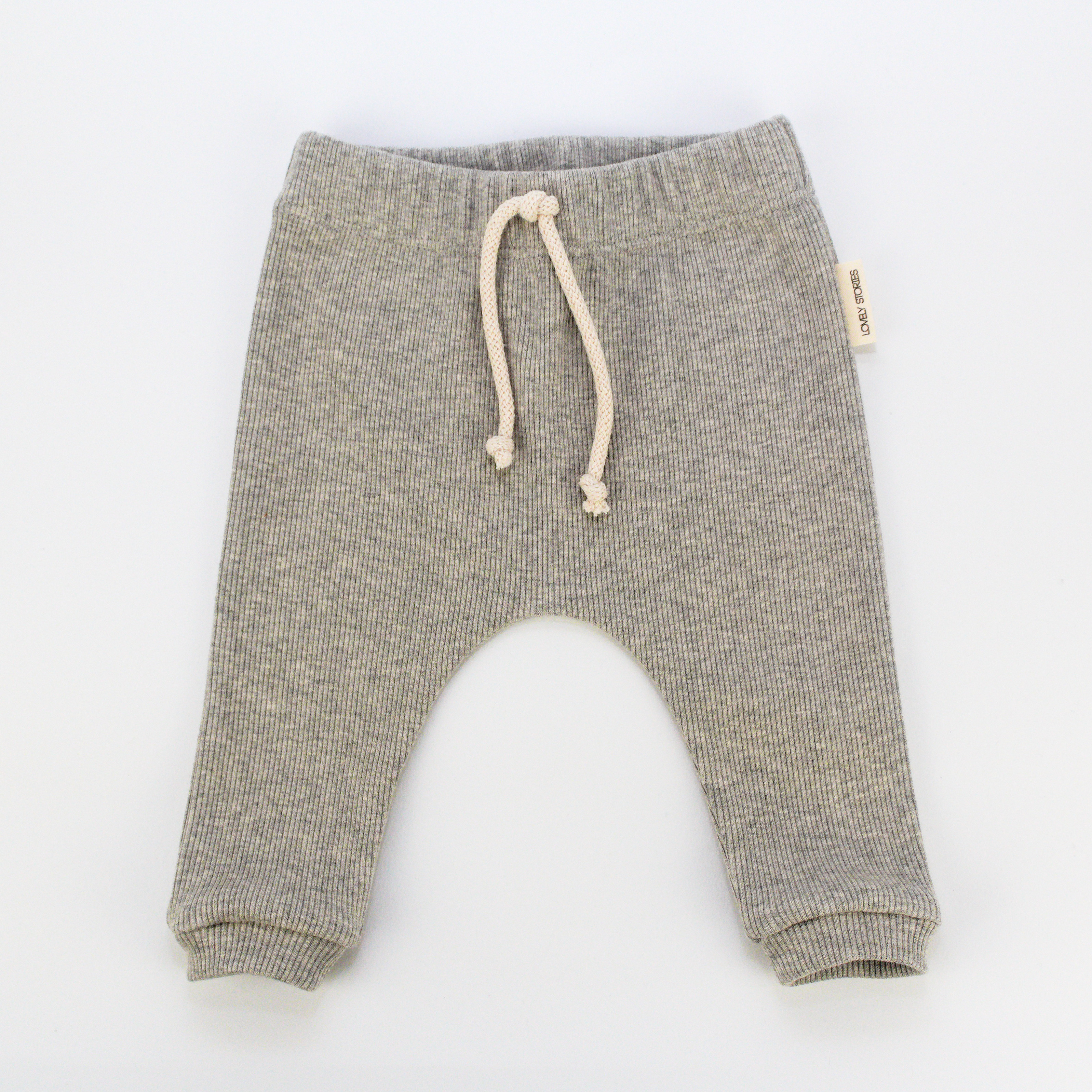 RIB Pants / light grey