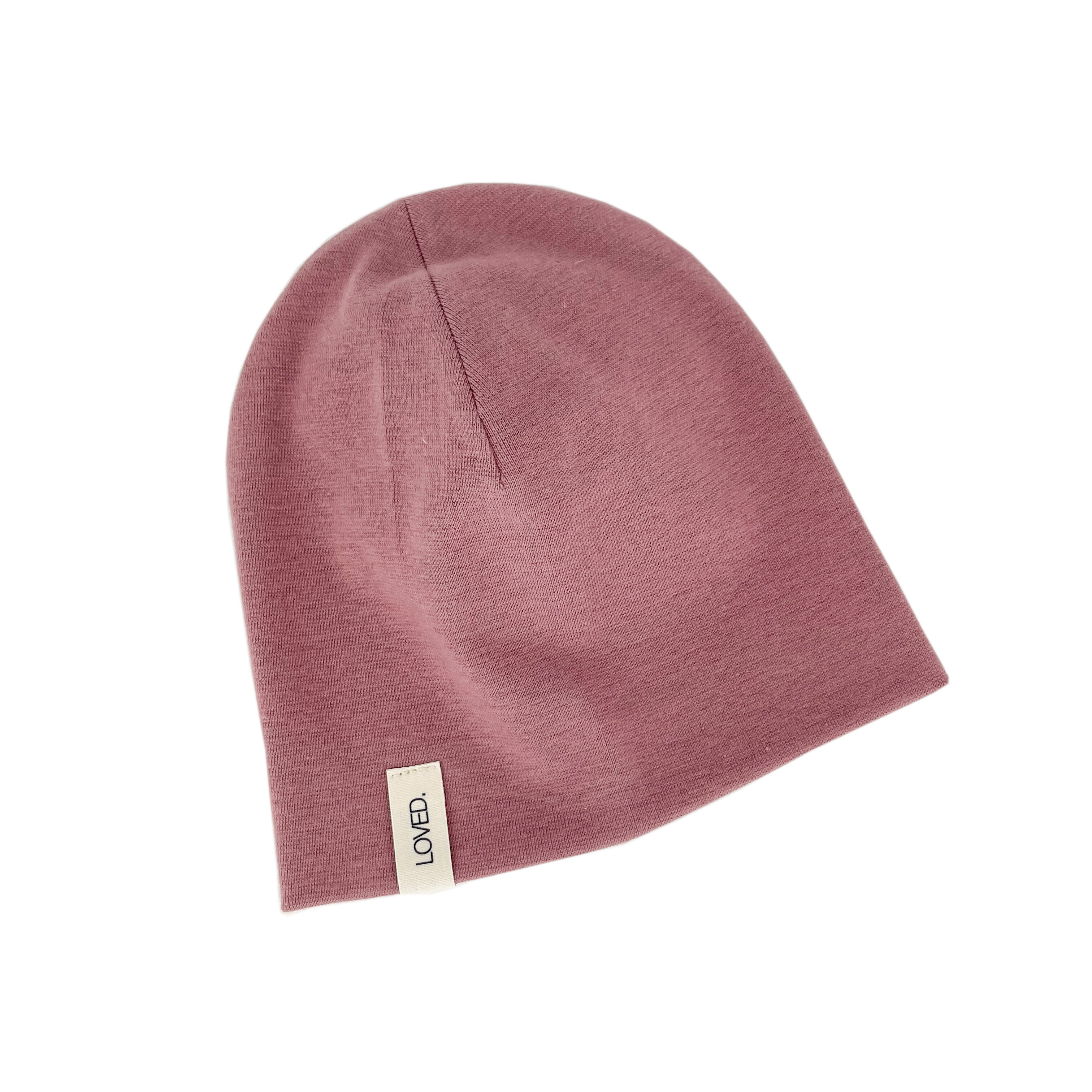 Basic Beanie LOVED / berry