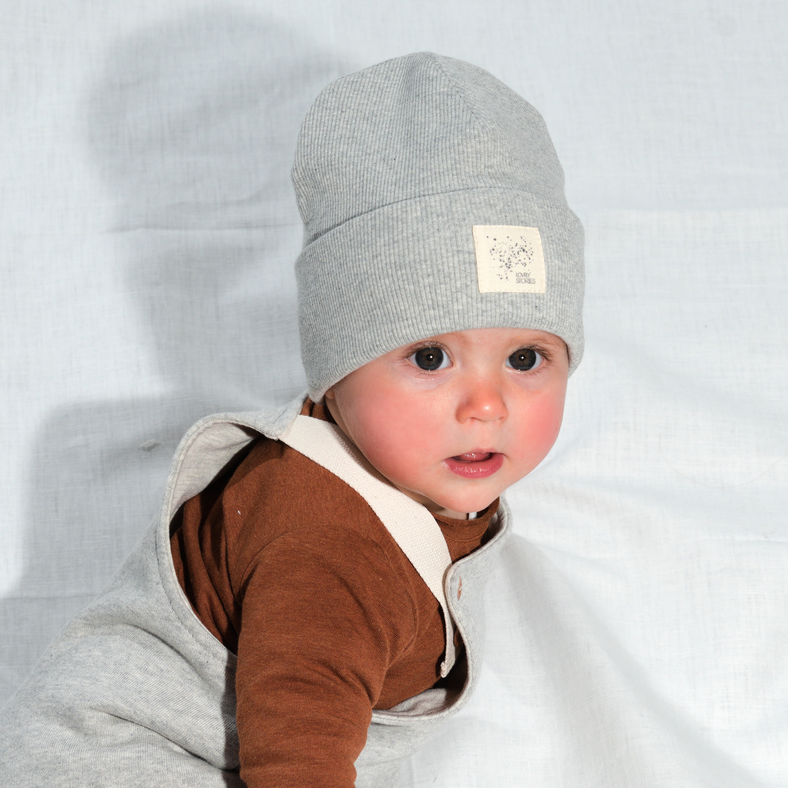 RIB Beanie MOUNTAIN / light grey