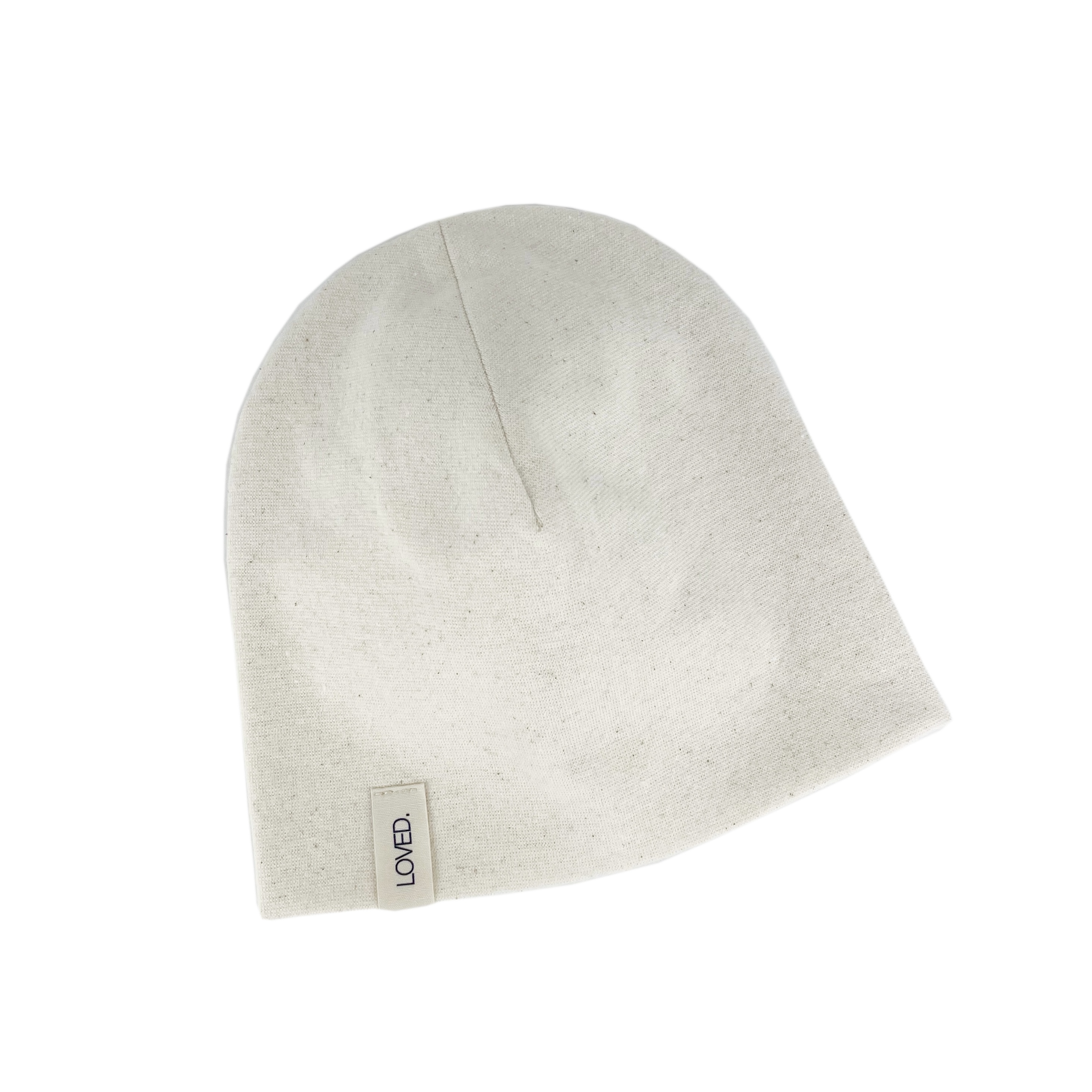 Basic Beanie LOVED / ecru 