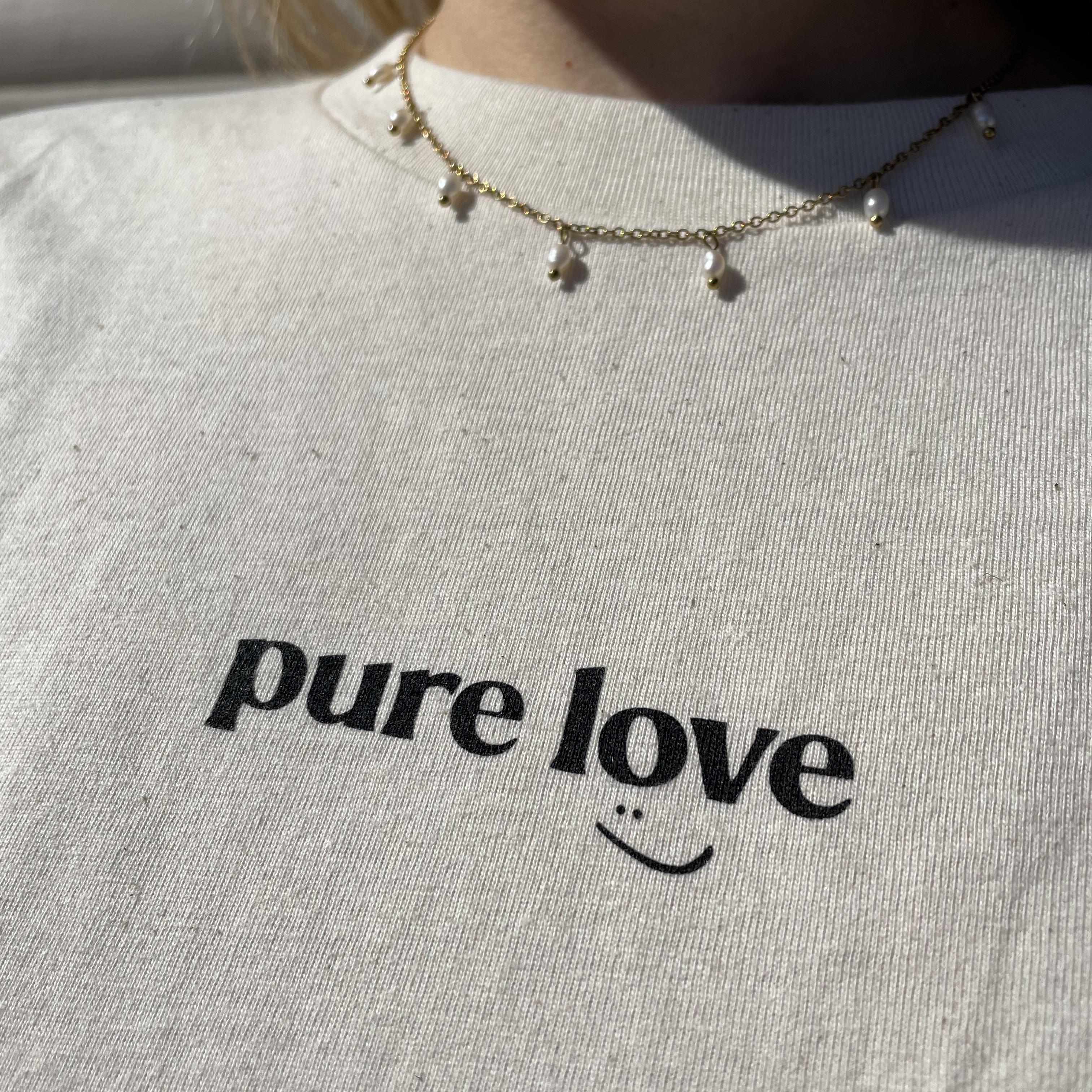 MOM T-Shirt PURE LOVE / natur